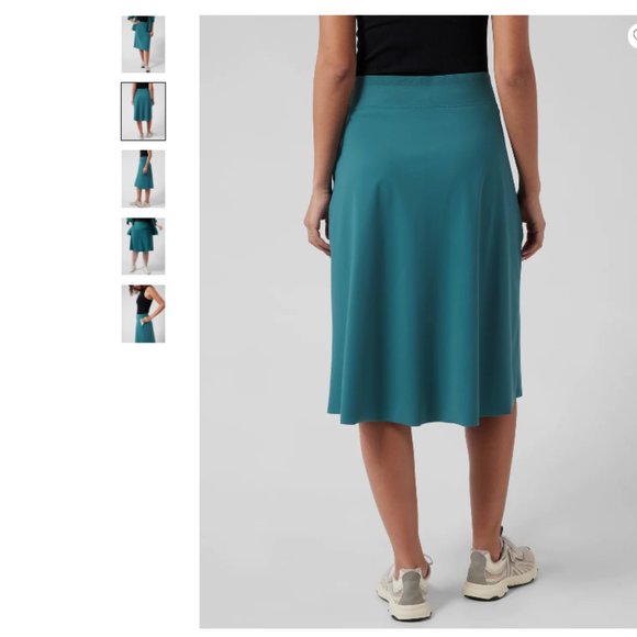NWT Athleta Cosmic Skirt Green XL $99 on tag - Picture 4 of 7